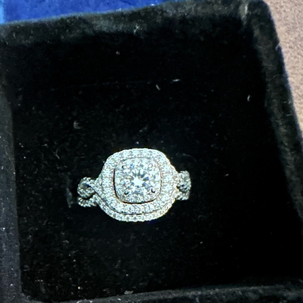 CZ wedding set sz 10 perfect from Amazon